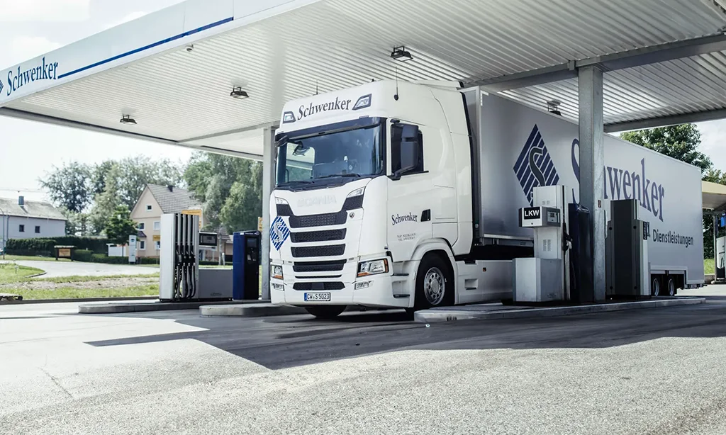 Tankstelle in Neubulach der Firma Schwenker