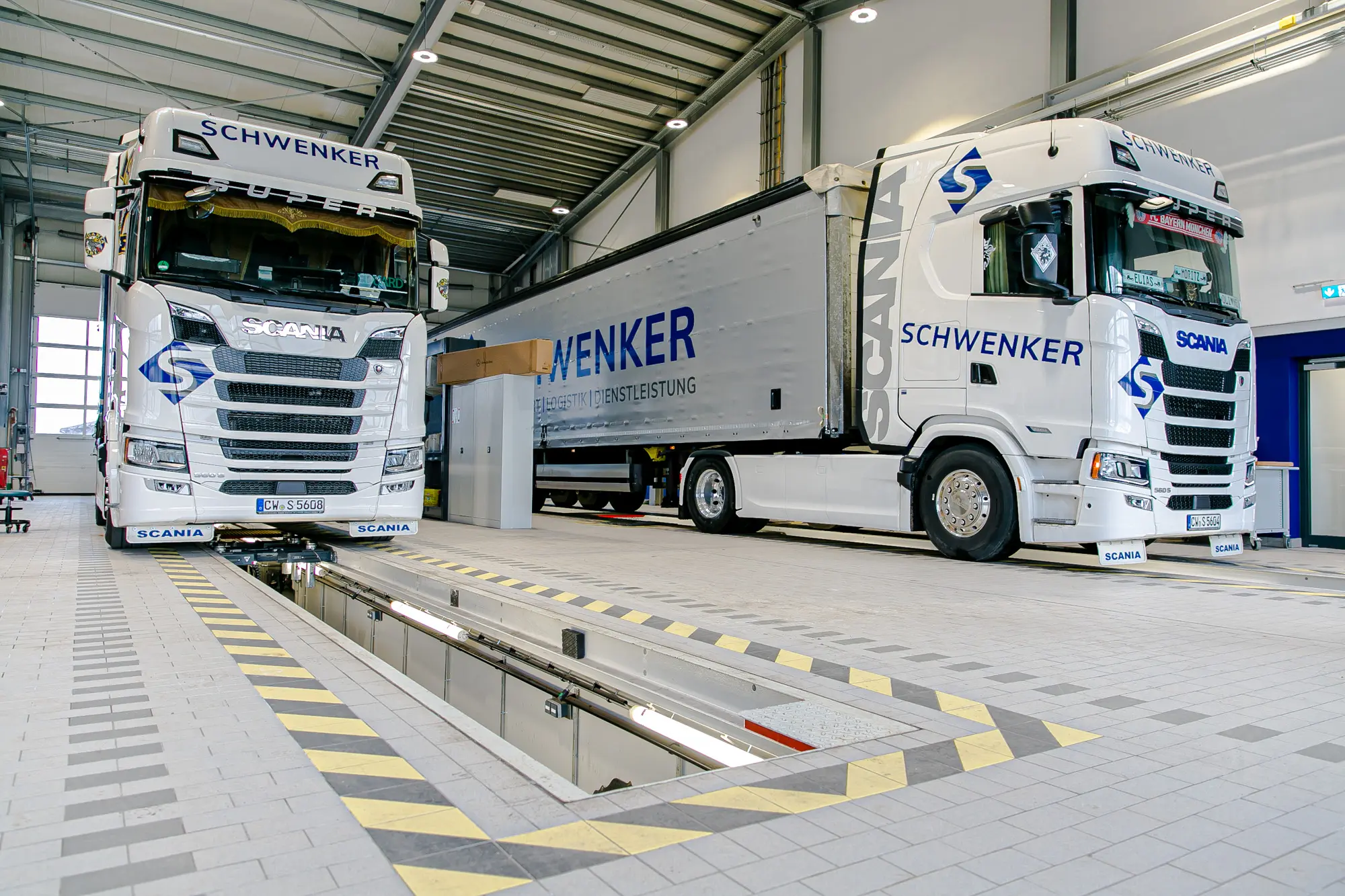 Werstatt LKW Reparatur Schwenker Logistik Neubulach